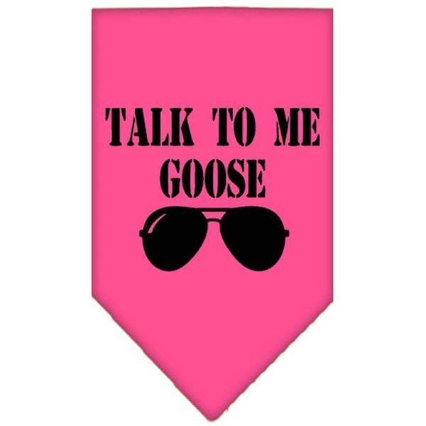 Talk to Me Goose Screen Print Pet BandanaBright Pink Small, Mirage Pet Products, Mfr#: 66-458 SMBPK